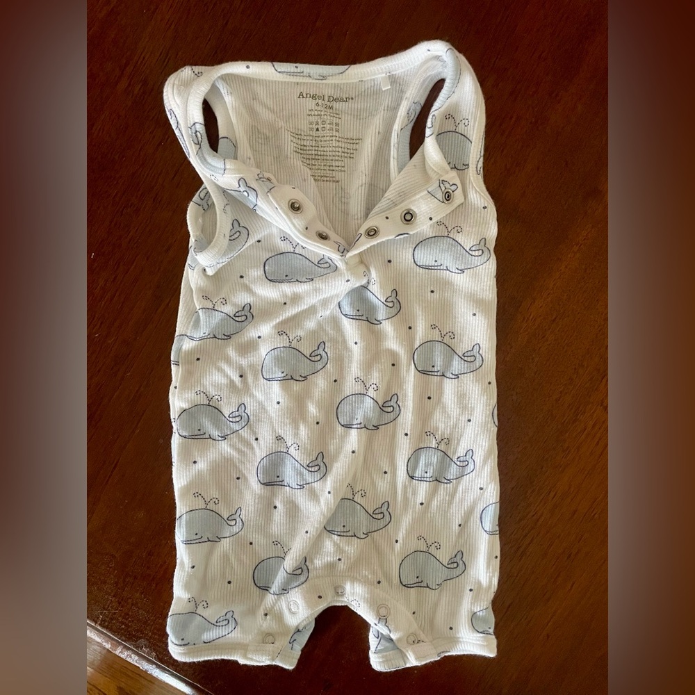Angel Dear Blue Whale Baby Outfit